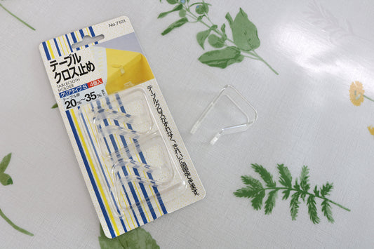 テーブルクロス止め クリアSサイズ4個入り