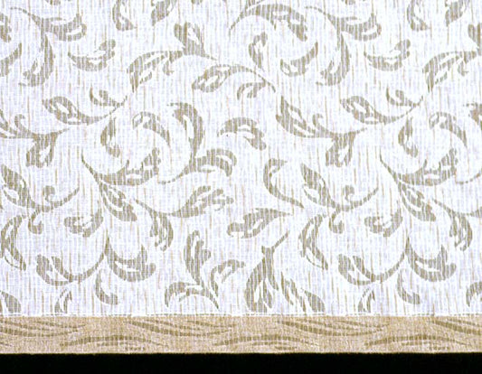 テーブルランナー M-577 ブラウン (幅 約50cm×長さ10cm単位カット商品)