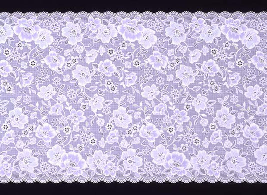 テーブルランナー M-494 パープル (幅 約40cm×長さ10cm単位カット商品)