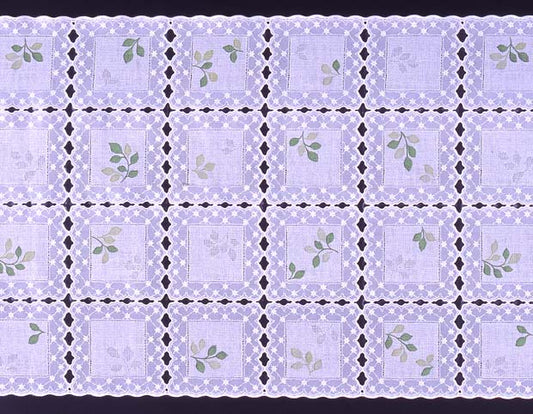 テーブルランナー M-498 グリーン (幅 約40cm×長さ10cm単位カット商品)