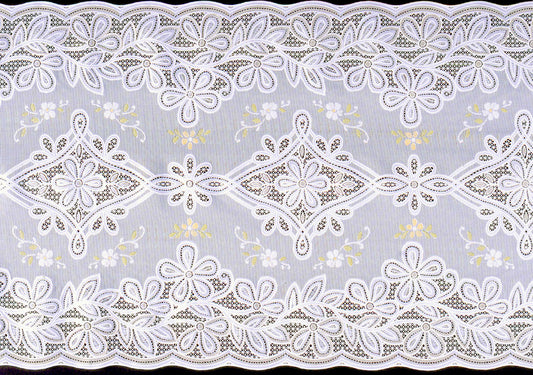 テーブルランナー M-499 イエロー (幅 約40cm×長さ10cm単位カット商品)