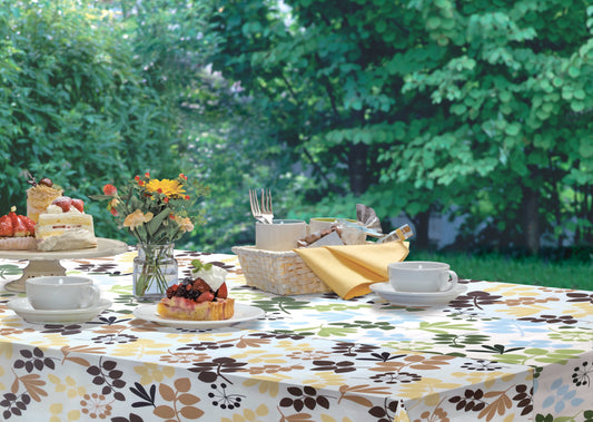 テーブルクロス W-8005 (幅 約135cm×長さ10cm単位カット商品)