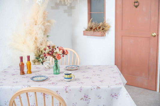 テーブルクロス さくら ピンク (幅 約135cm×長さ10cm単位カット商品)