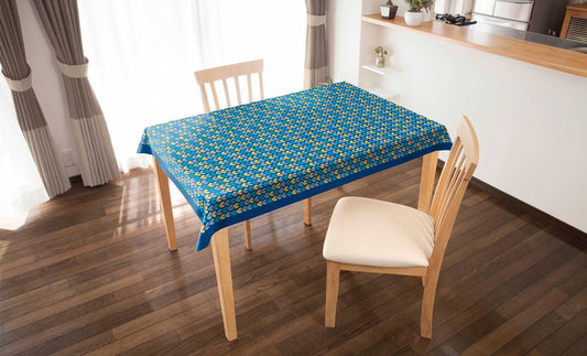テーブルクロス MG-9902 ブルー (幅 約120cm×長さ10cm単位カット商品)