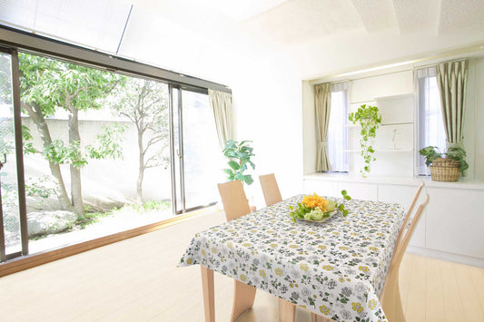 テーブルクロス MGOX-108 イエロー (幅 約135cm×長さ10cm単位カット商品)