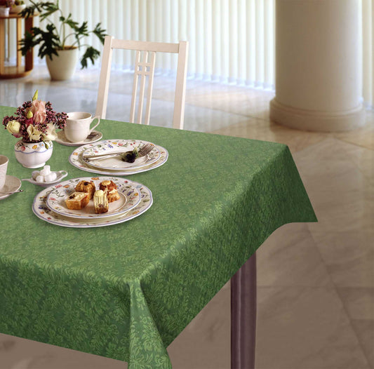 テーブルクロス セゾン グリーン (幅 約135cm×長さ10cm単位カット商品)