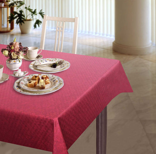 テーブルクロス セゾン レッド (幅 約135cm×長さ10cm単位カット商品)