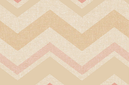 テーブルランナー シェブロン ピンク (幅 約40cm×長さ10cm単位カット商品)