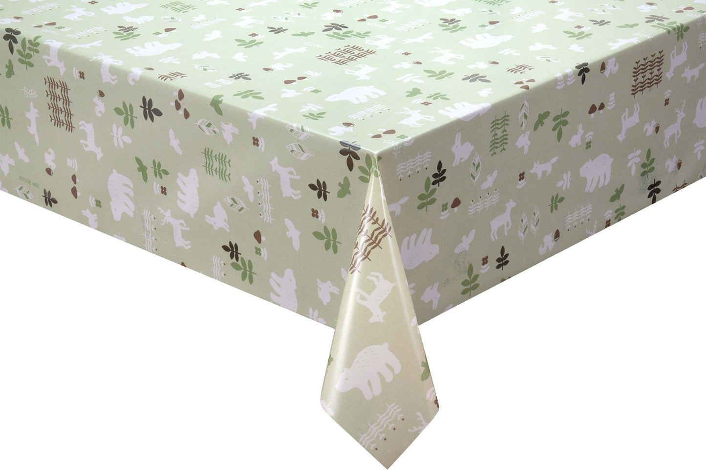テーブルクロス トナカイ (幅 約120cm×長さ10cm単位カット商品)