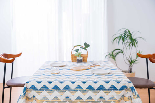 テーブルクロス ノースショア (幅 約130cm×長さ10cm単位カット商品)