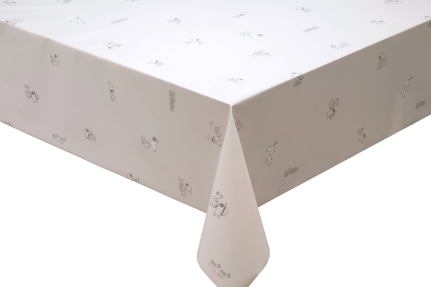 テーブルクロス スヌーピーシンプル (幅 約120cm×長さ10cm単位カット商品)