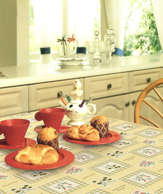 テーブルクロス フラワー (幅 約120cm×長さ10cm単位カット商品)