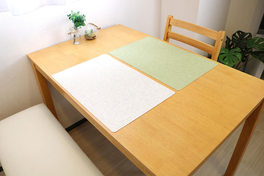 抗ウイルス抗菌ランチョンマット ムジ ベージュ