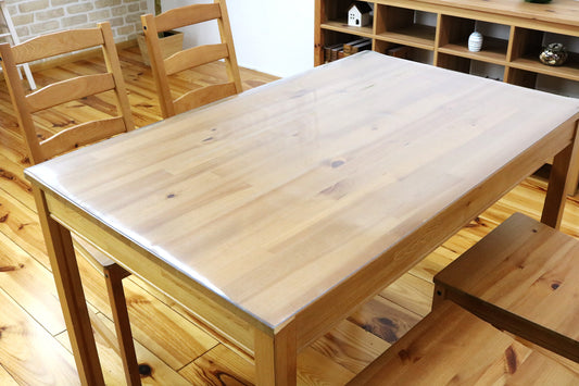 極厚１ｃｍ単位フルオーダー透明テーブルクロス・マット 約３．０ｍｍ厚